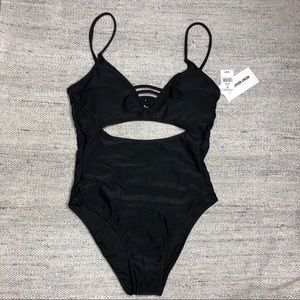 Black One Piece Swimsuit